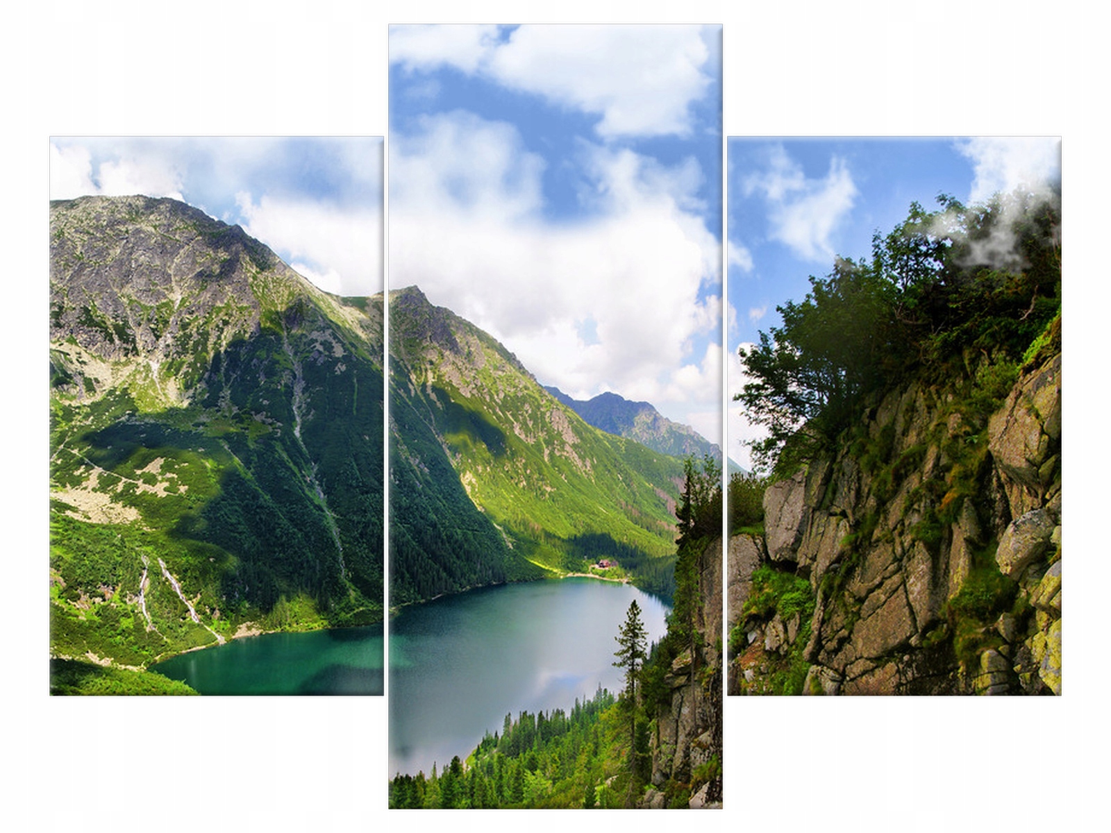 

Obraz 90x70 Pejzaż Morskie Oko Jezioro Płótno