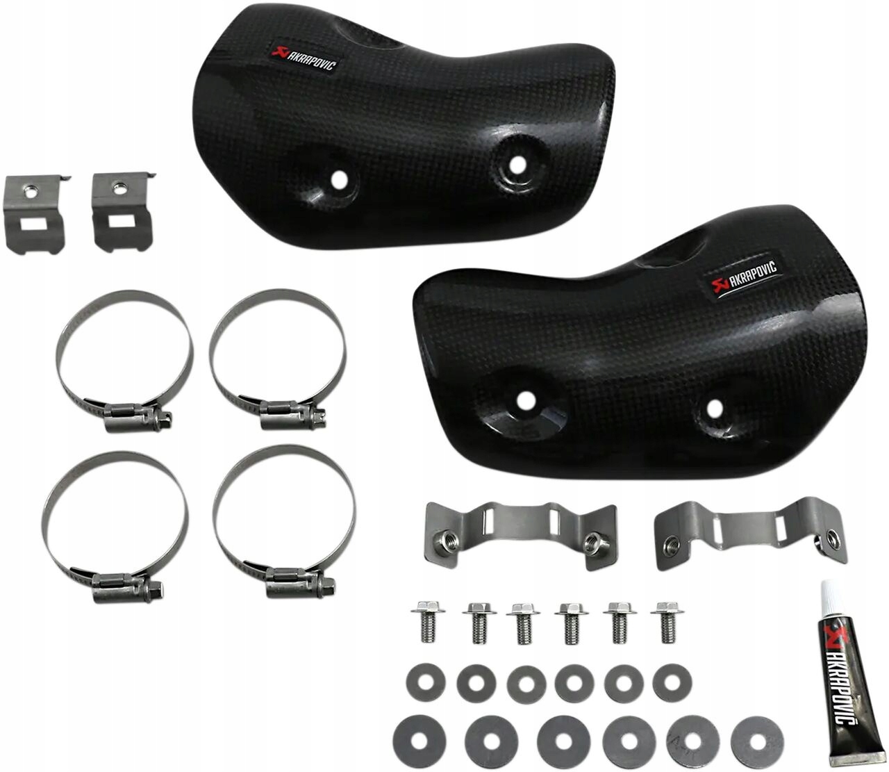Tepelná ochrana výfuku Akrapovic Heat Shields Carbon Fiber P-HSK10R5