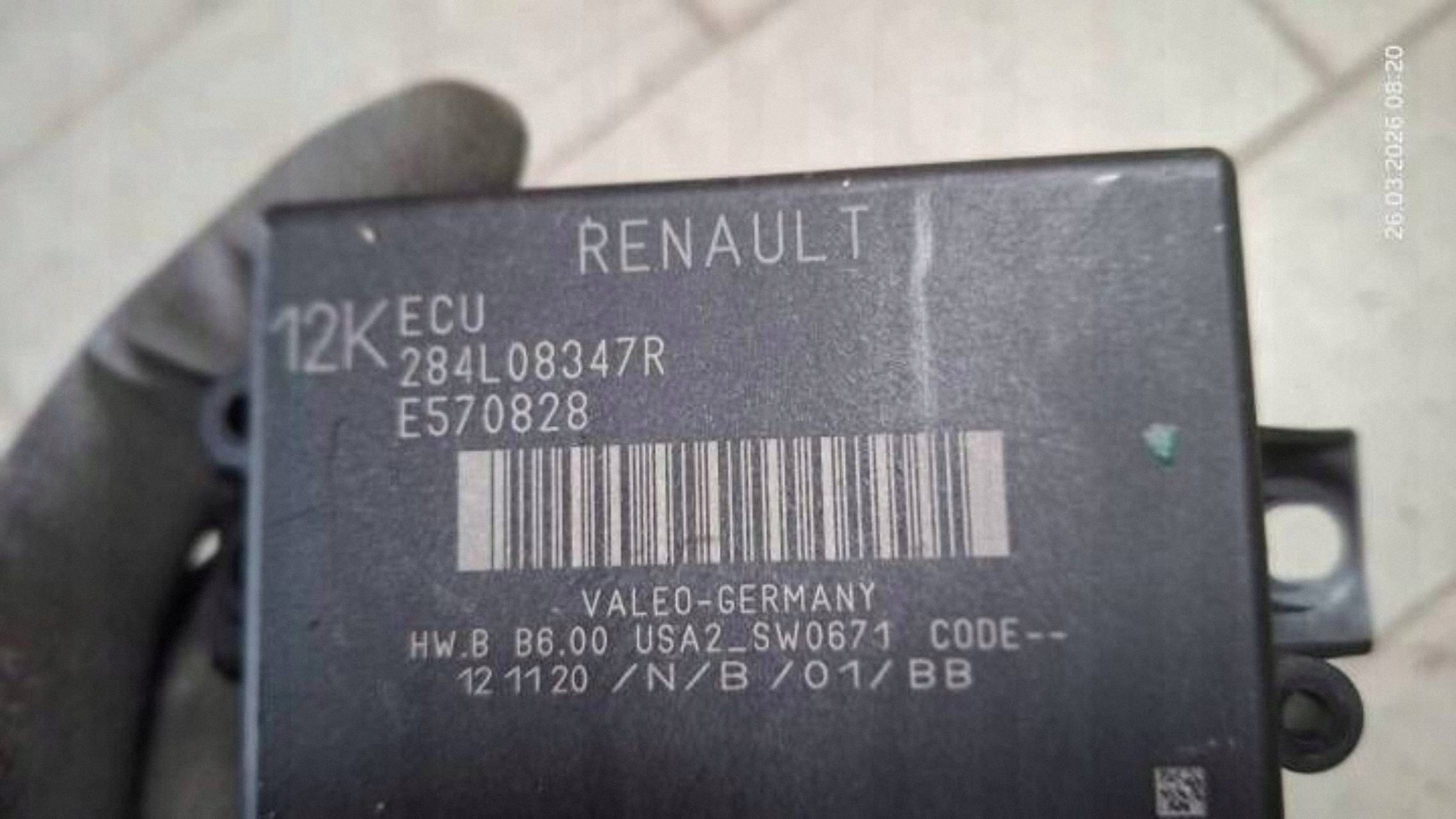 module control unit PDC Renault Arkana 284L08347R