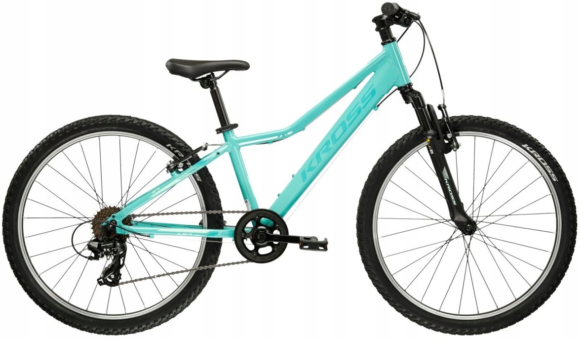Rower Górski Mtb Junior Kross Lea Jr 24 rama 12 koło 24 turkusowy 2026