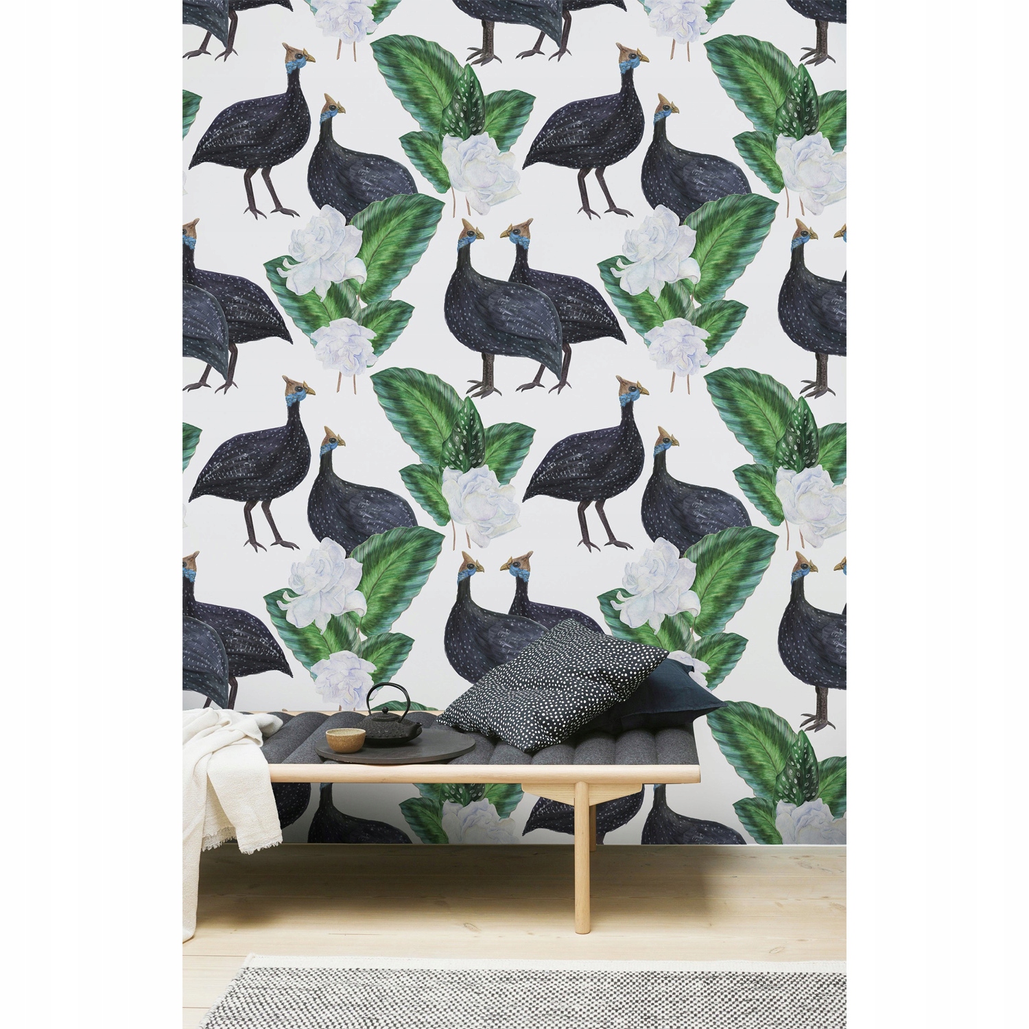 

Samoprzylepna tapeta na ścianę Perliczki 208x146cm