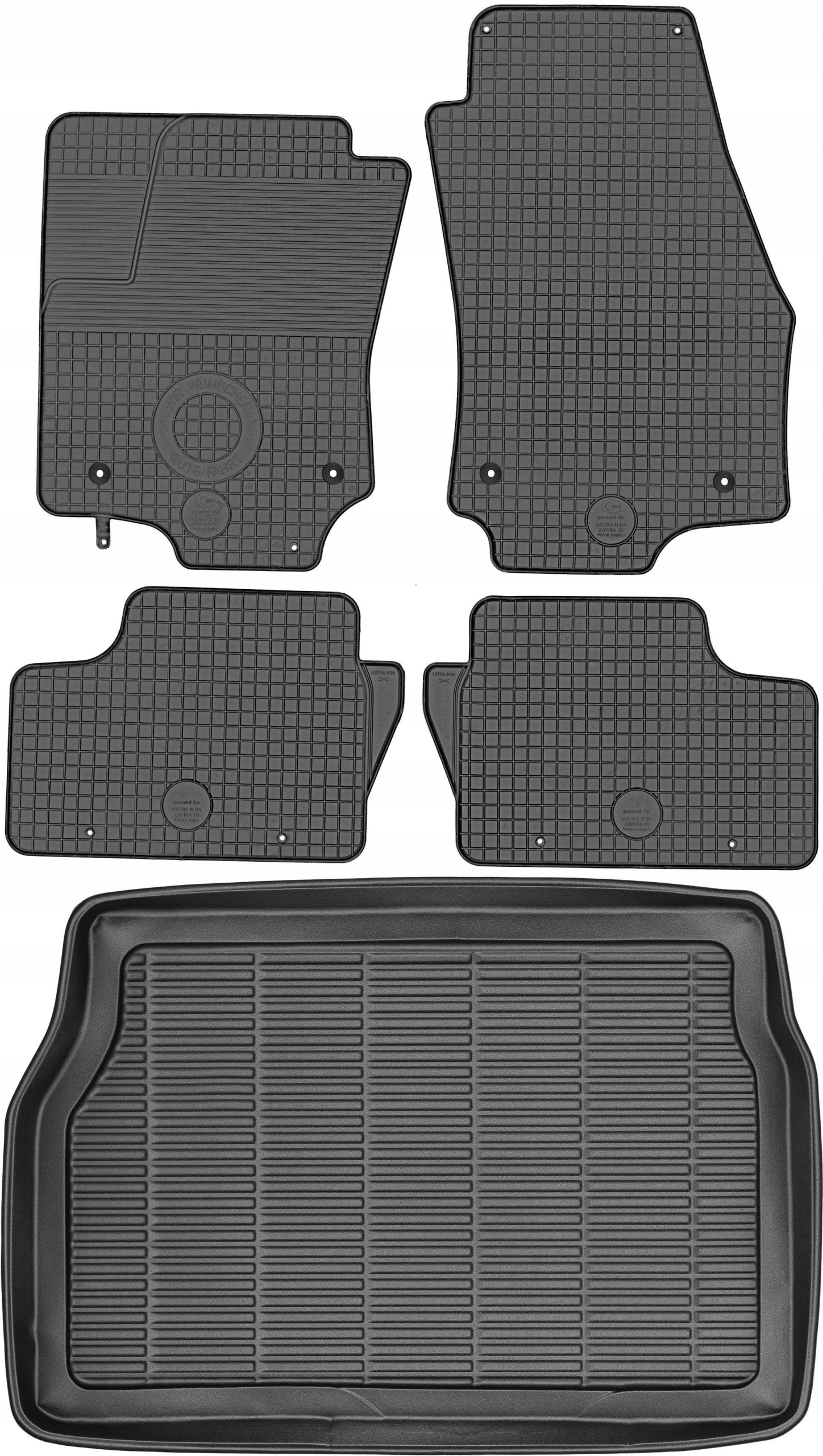 Opel Astra III H Hatchback od roku 2004-2009 Sada Koberce batožinový priestor