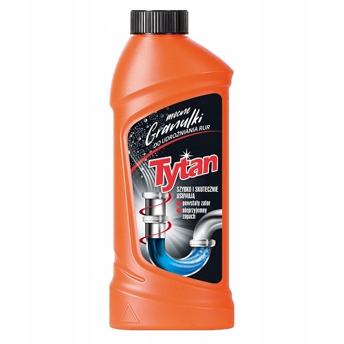 

Tytan granulki do udrożniania rur 400g