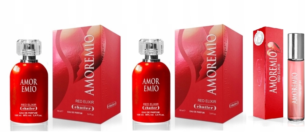 Chatler Amoremio Red Elixir 2x100 ml 30 ml parfémovaná voda