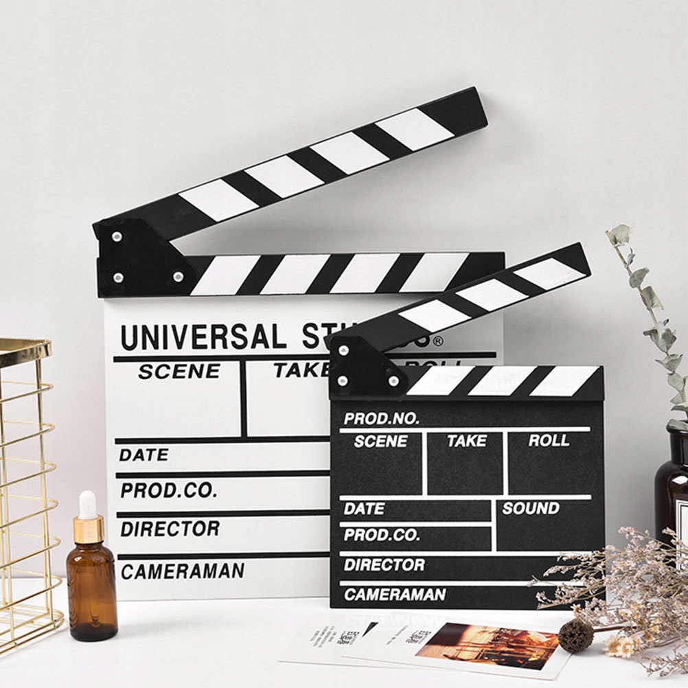 ŁUPEK CLAPPERBOARD PROP TELEWIZORÓW AKCJA FILMOWA Marka inny