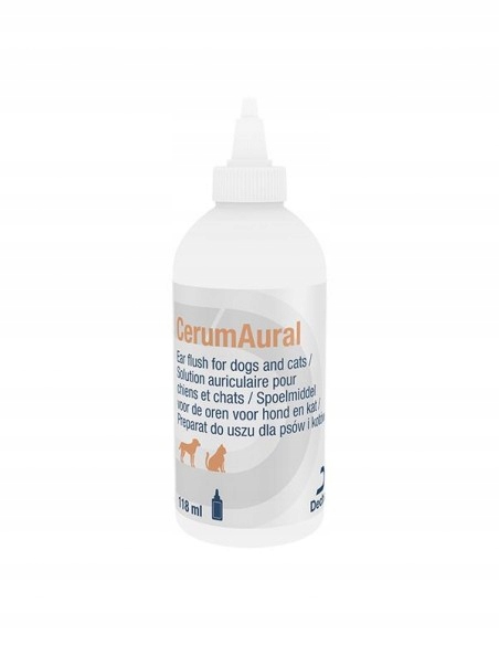 

Cerum Aural Płyn Do Uszu Psy Koty 118 ml