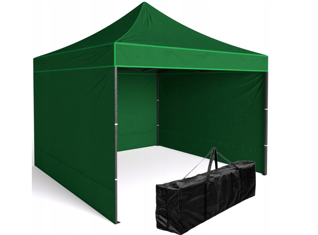 PAWILON NAMIOT OGRODOWY HANDLOWY EKSPRESOWY CATERINGOWY TARGOWY+TORBA 3x3m