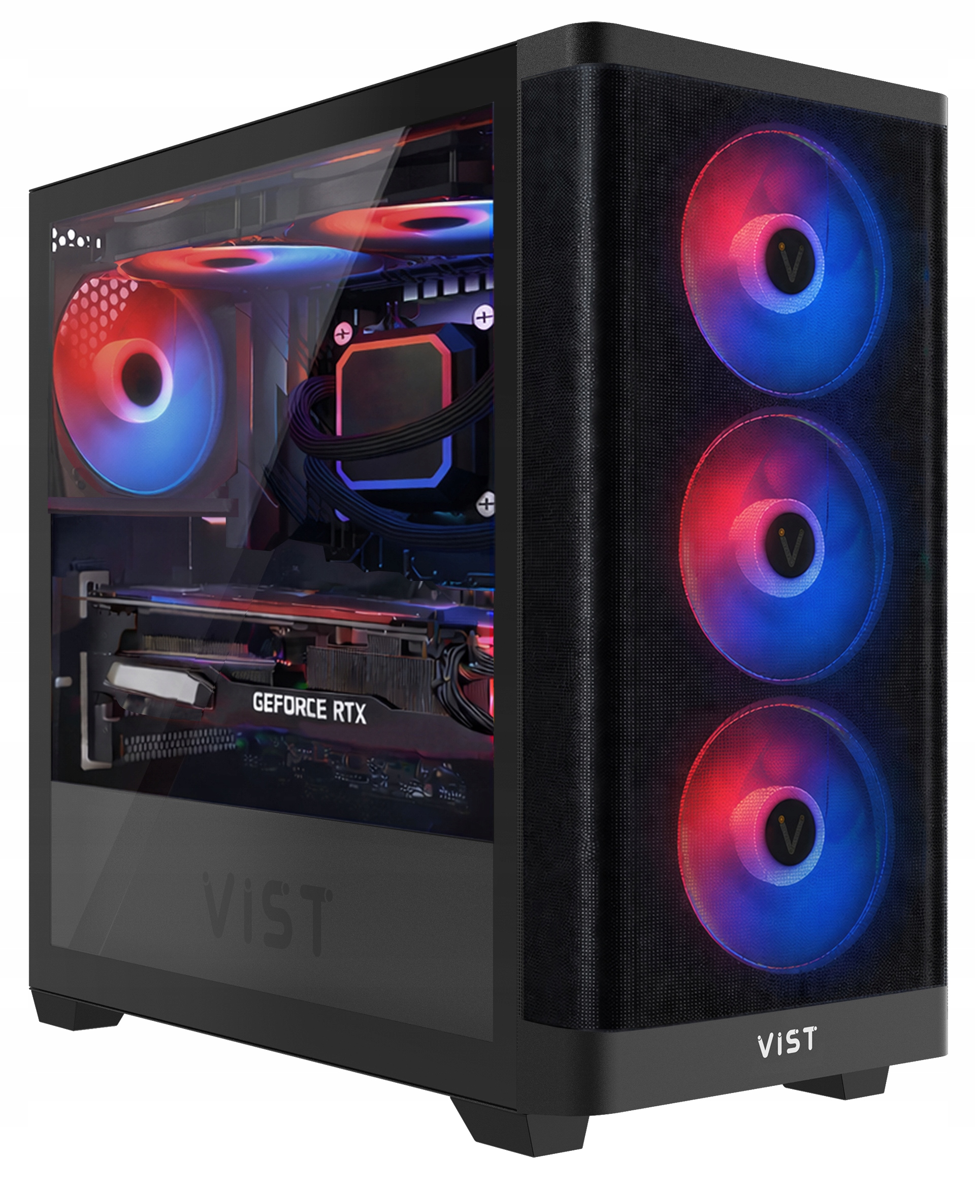 Pc Vist Argb Gamer Core Ultra 7 265KF 32GB Rtx 5070 Ssd 1TB Win11 Wifi