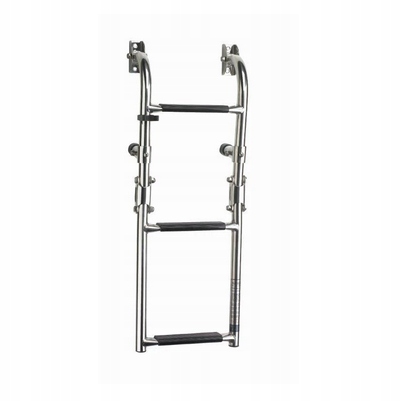 Skládací žebřík SLF3A nerez lux 625 mm 3 stupně jachta bazén