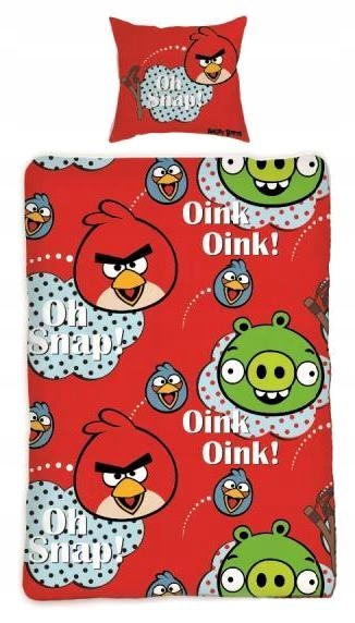

Pościel bawełniana 140x200 angry birds ptaszki