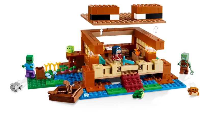 LEGO 21256 MINECRAFT - ŻABI DOMEK Marka LEGO