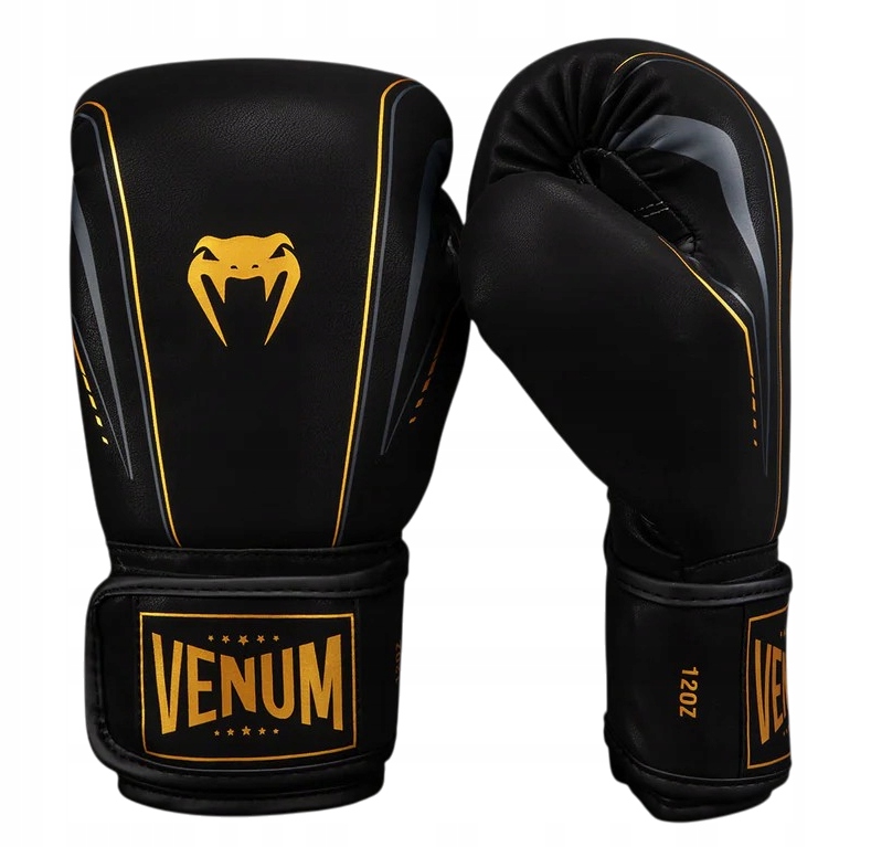 Venum Boxerské rukavice Streamline Black/Gold 16OZ