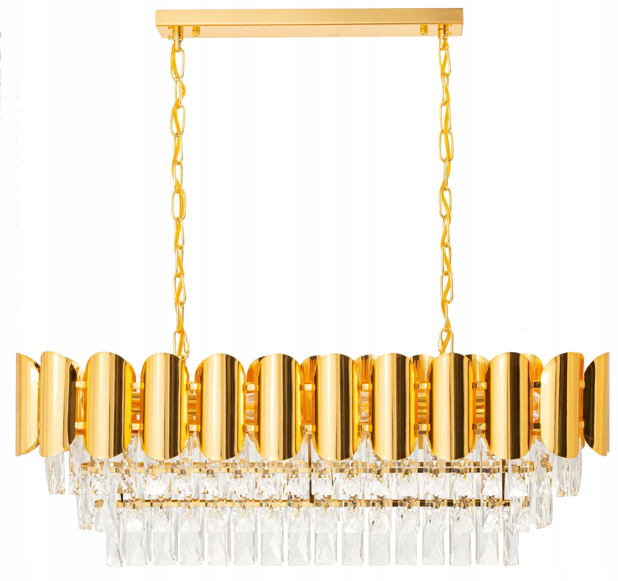 Lampa kryształowa luksusowa żyrandol Luxury WSC017 złota