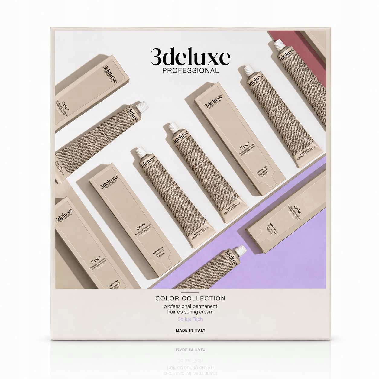3deluxe Professional Color – paleta barev, všechny barvy, vzorníky