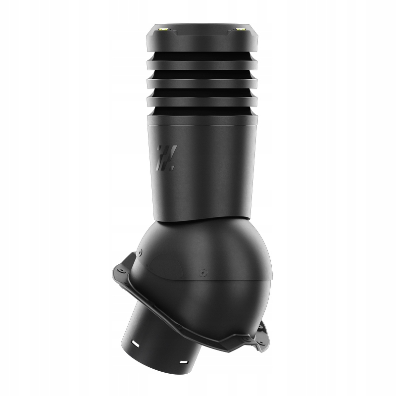 Větrací komín Ecoline pro trapézový plech T18 fi 150 mm, černý