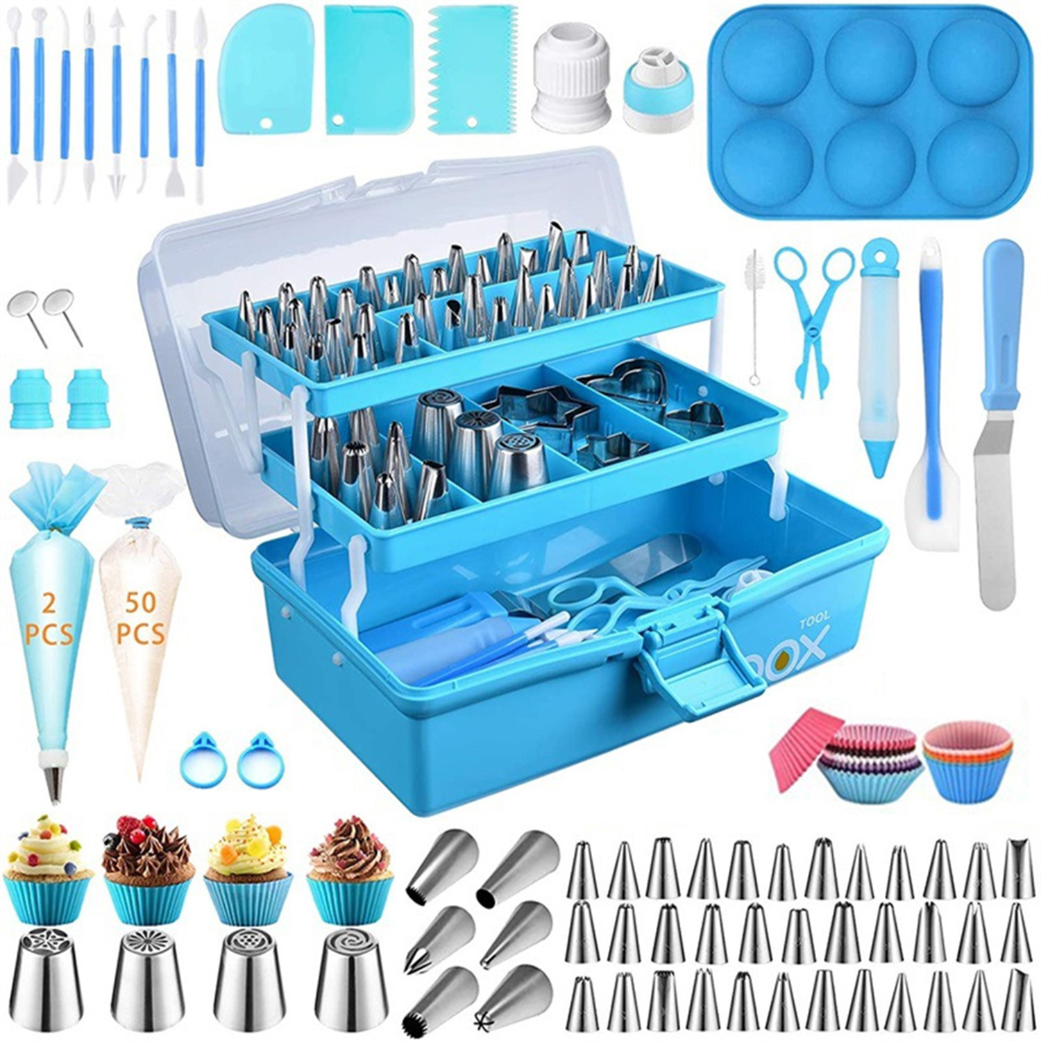 Sada Akcesoria Pro Dorty A Cukrářské Dekorace 237KS