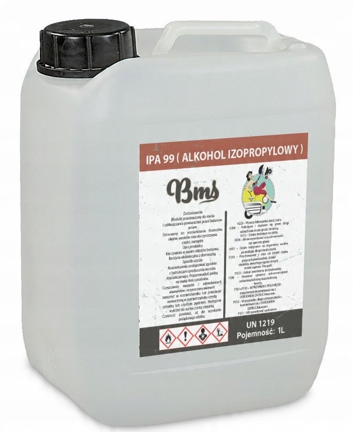 

Bms Ipa 99% Alkohol Izopropylowy Izopropanol 1L