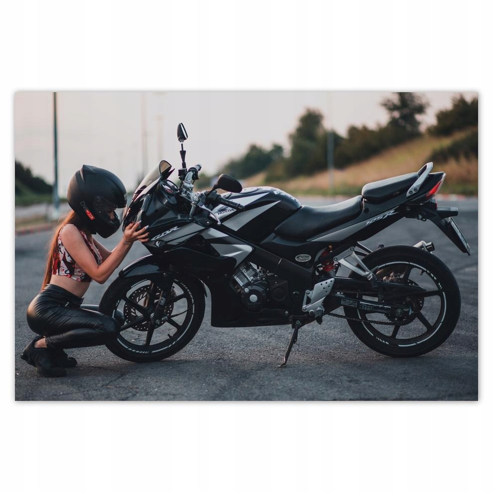 

Plakat 60x40 Kocham ją! Honda Motocykl