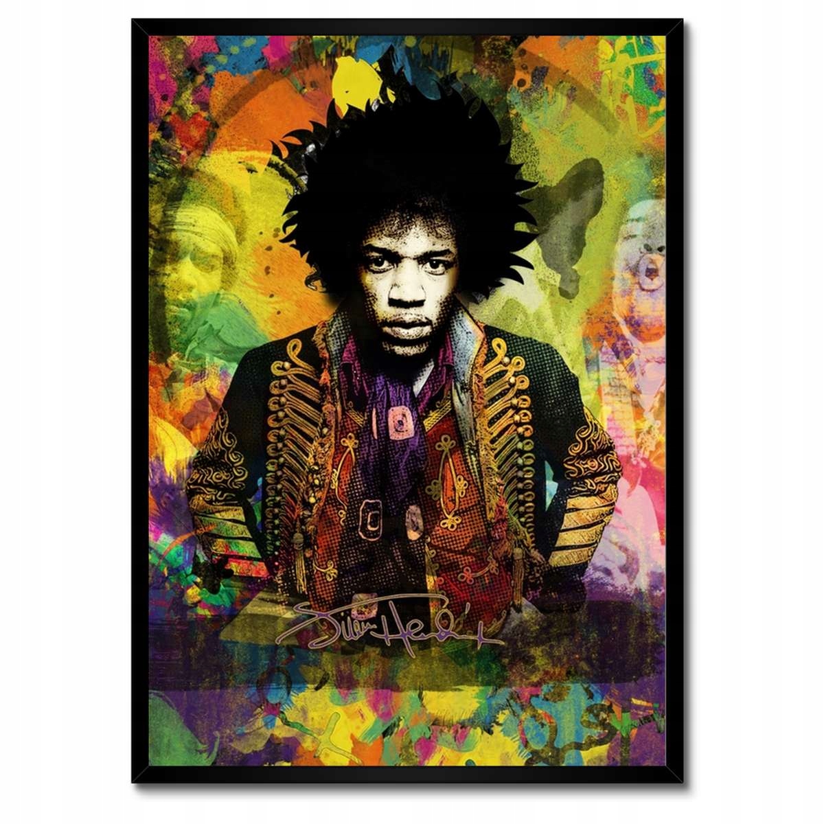 Plakáty v rámu 50x70 Jimmy Hendrix