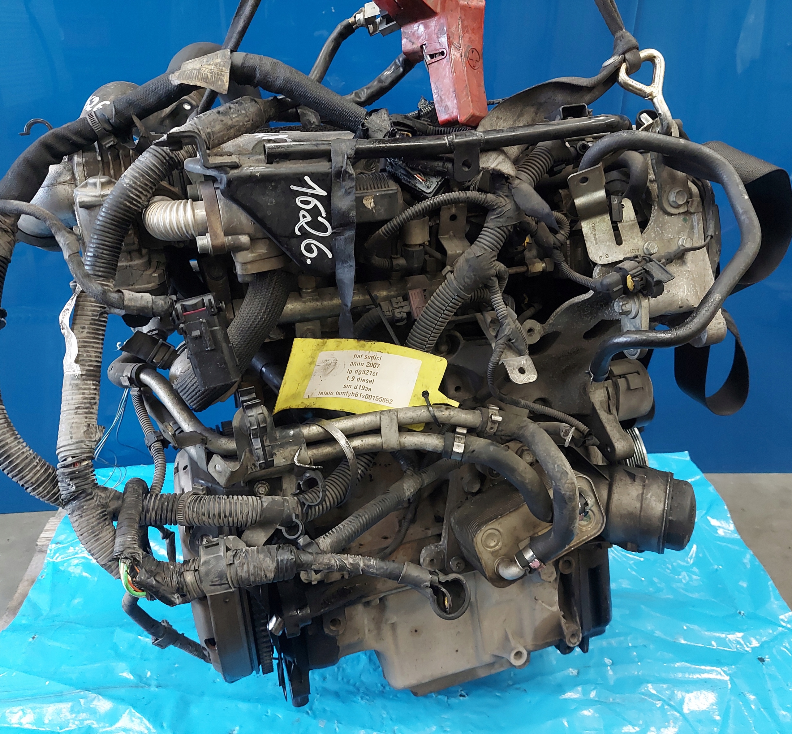 engine SEDICI SX4 1.9 DDIS D19AA 132.000km