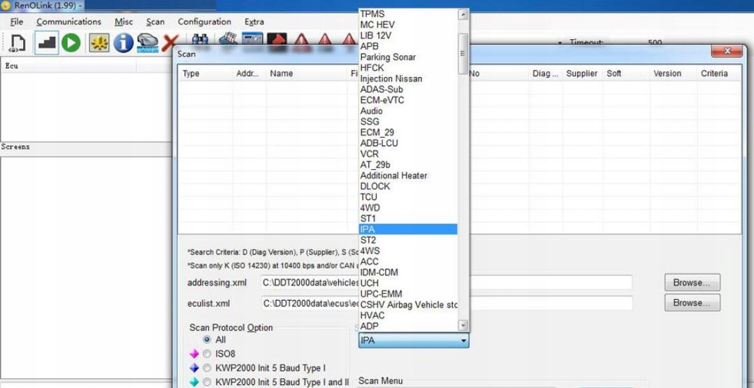 INTERFEJS RENOLINK 1.99 RENAULT DACIA CAN CLIP ECU EAN (GTIN) 4037900053467
