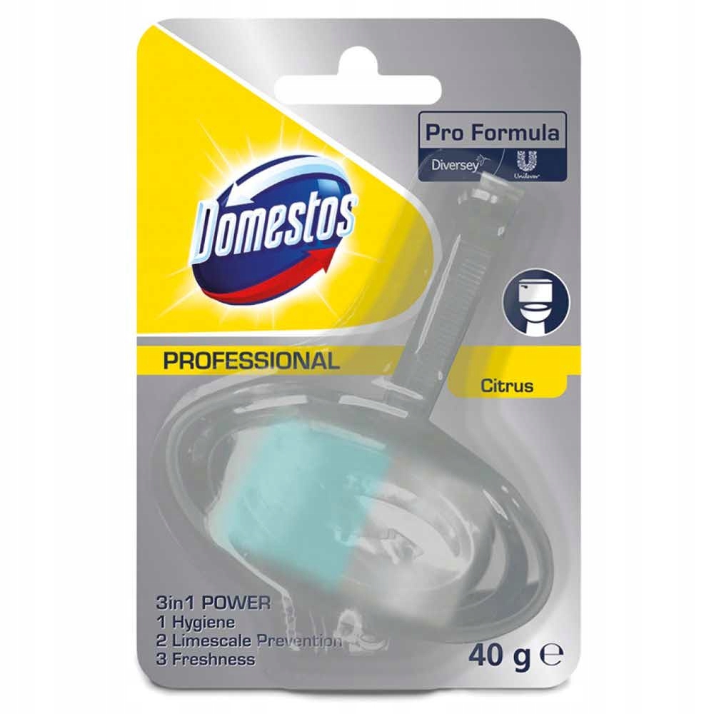

Kostka toaletowa Domestos Diversey Citrus, w koszy