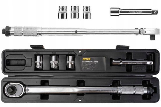

Klucz dynamometryczny Niteo 1/2 28-210Nm nasadki