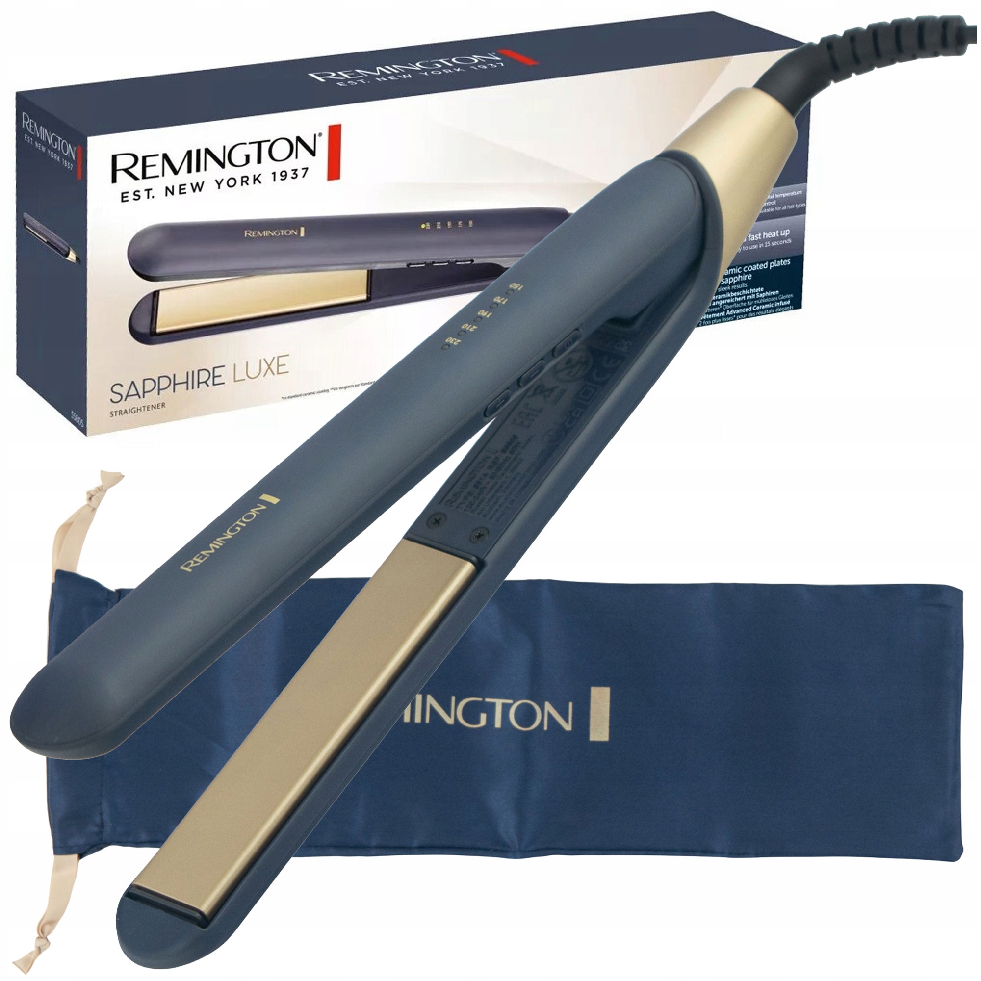 Prostownica ceramiczna Remington S5805 Sapphire Heat Boost