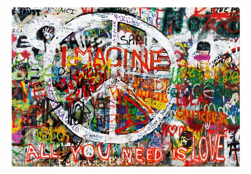 

Fototapeta - Hippisowskie graffiti - 250X175