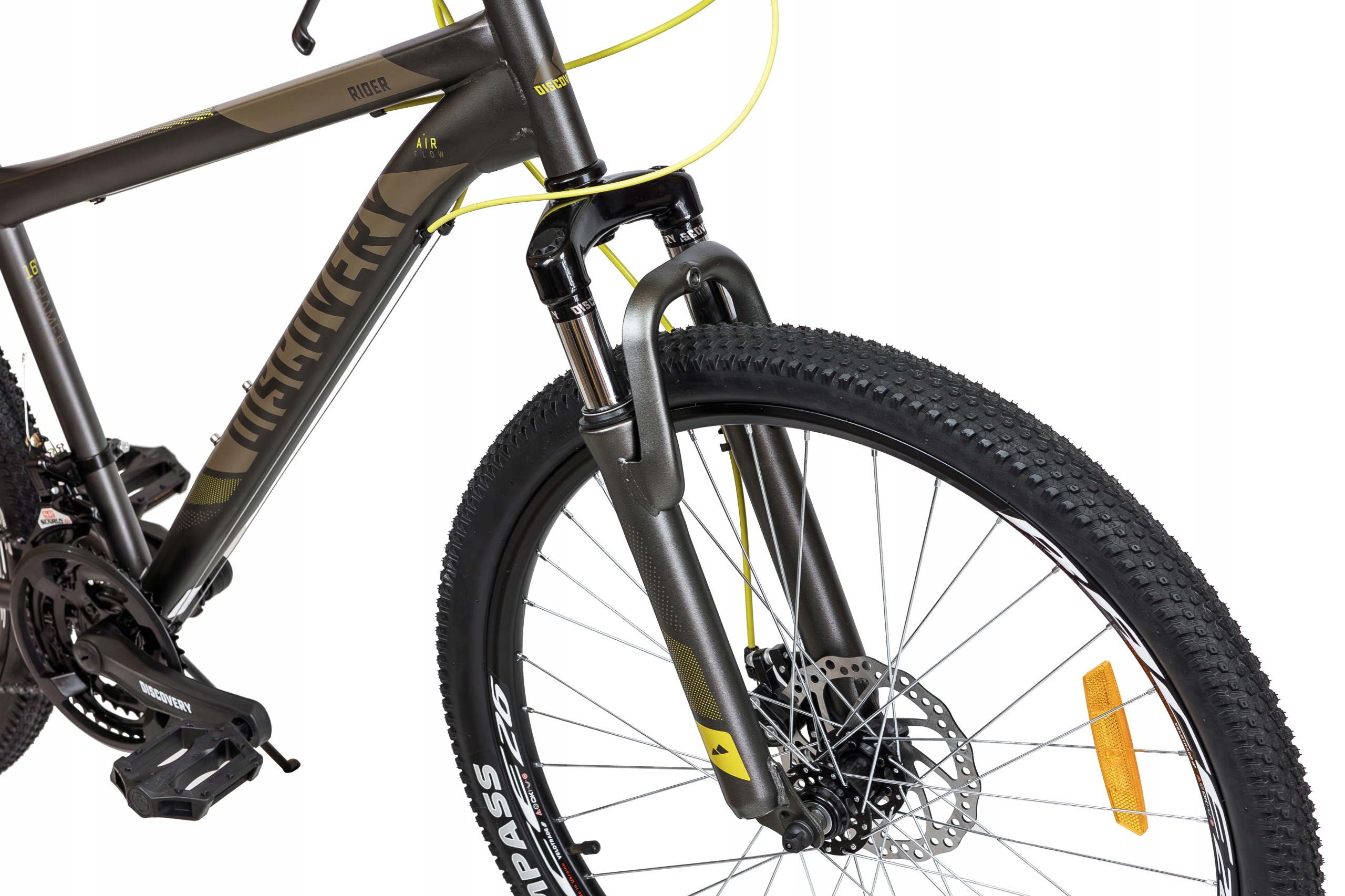 ROWER GÓRSKI MTB 26 CALI 21 BIEGÓW AMORTYZACJA HAMULCE TARCZOWE RAMA 16 Waga 17 kg