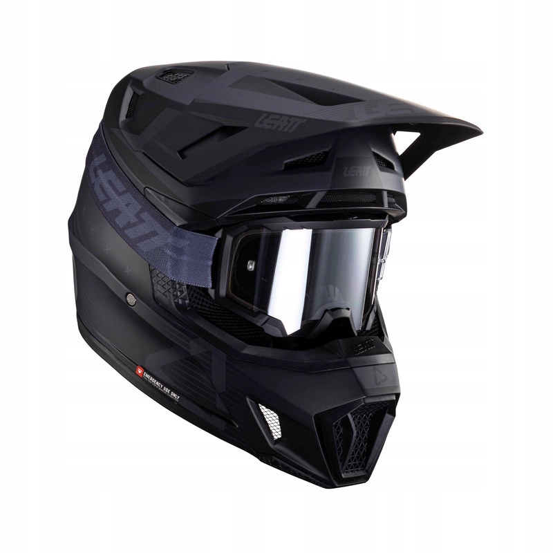 Motocyklová Prilba S Okuliarmi Leatt Kit Moto 7.5 Stealth XL