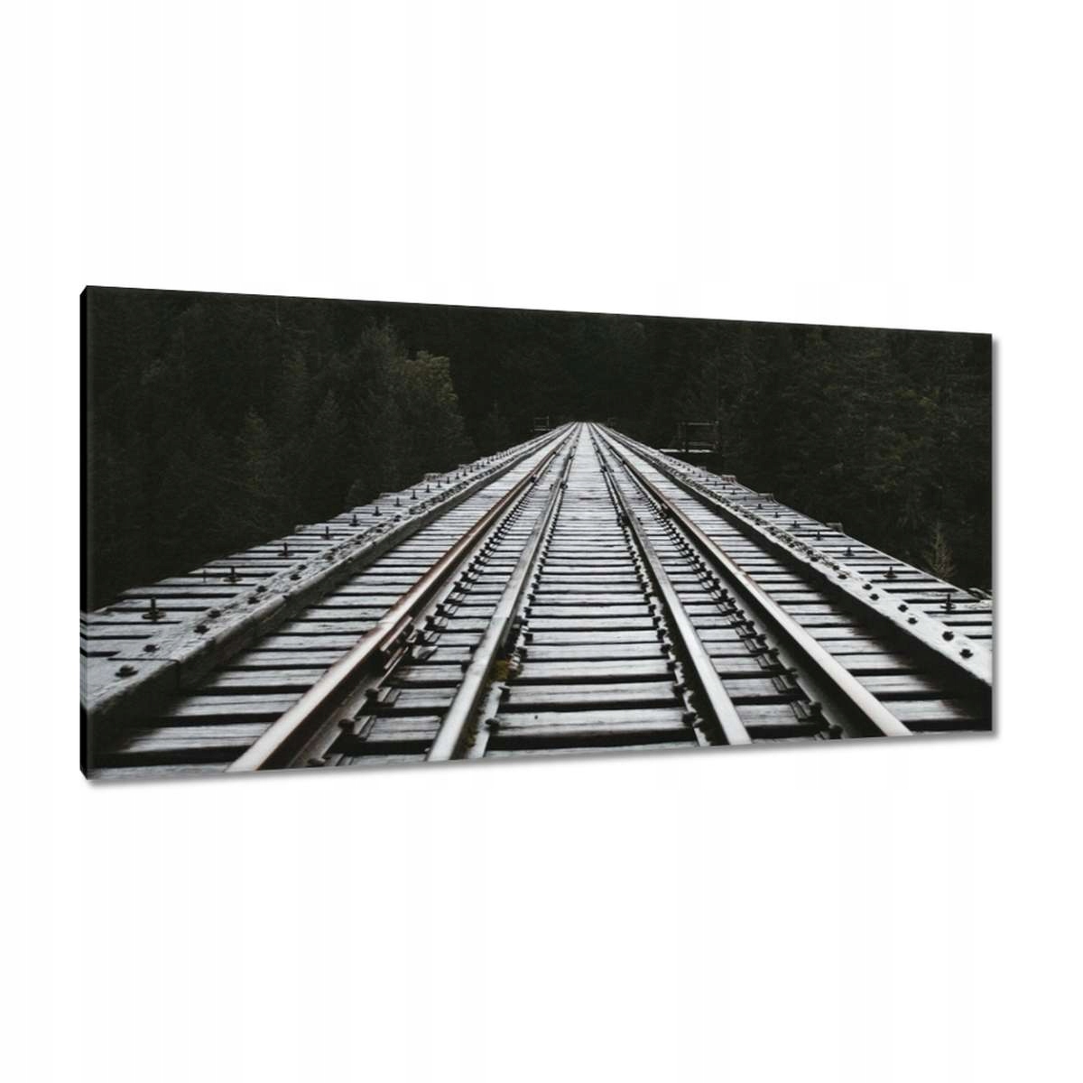 Obrazy 115x55 Železniční koleje