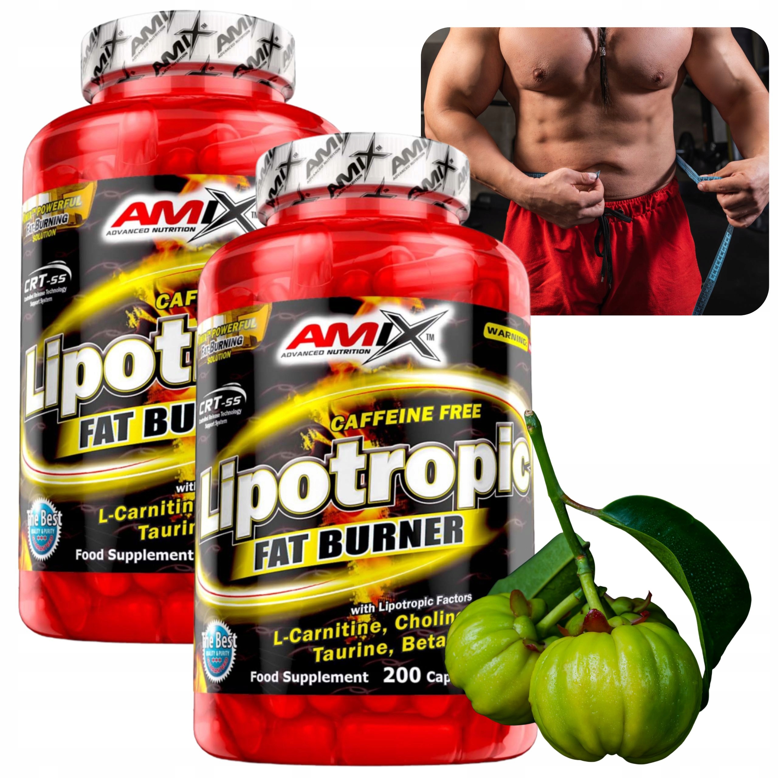 Nejsilnější Spalovač Tuků Lipotropní bez kofeinu Povzbuzující Hca Hcl