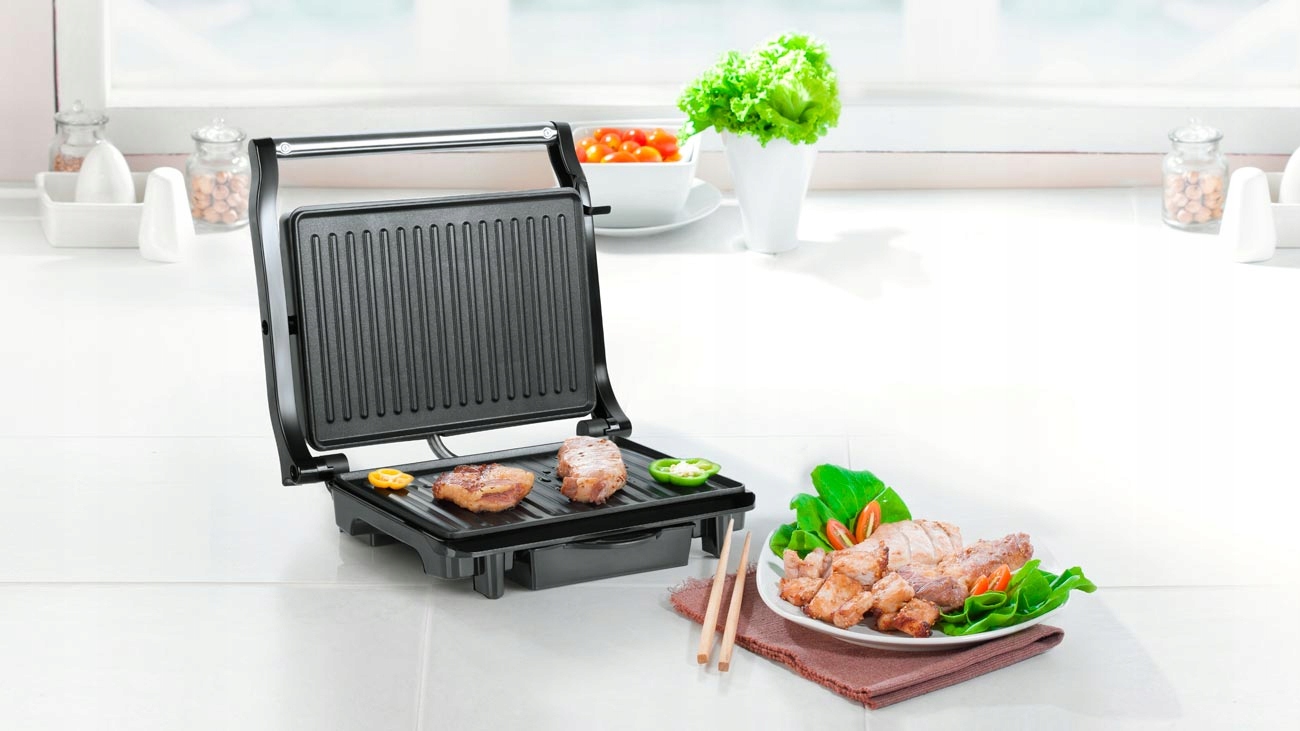 GRILL ELEKTRYCZNY OPIEKACZ MOCNY ROZKŁADANY 1500W Model TSA3232
