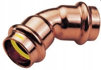 

Kolano 28 45ST. Press Gas Kolanko Zaprasowywane