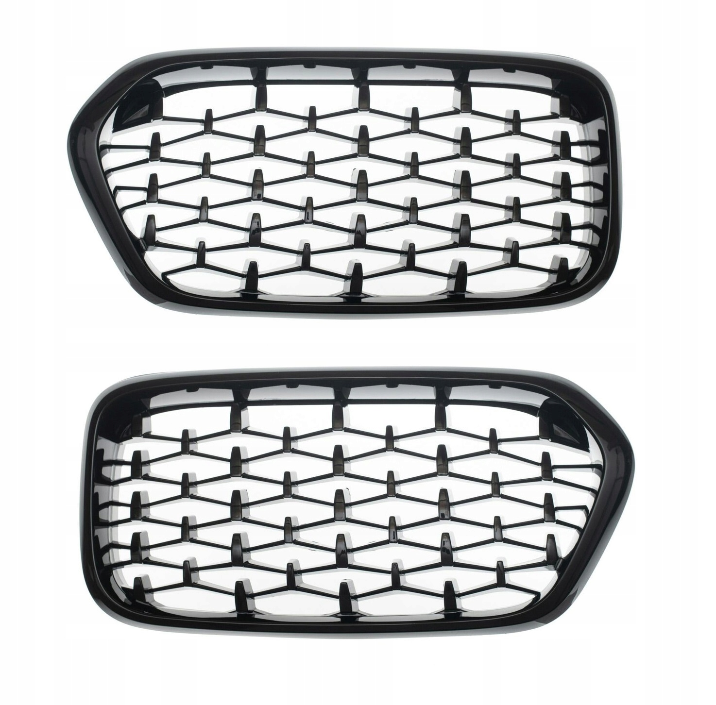 Bmw X2 F39 (2018-) Ledvinky Černé Atrapy Mřížky V Nárazníku Diamantová Verze