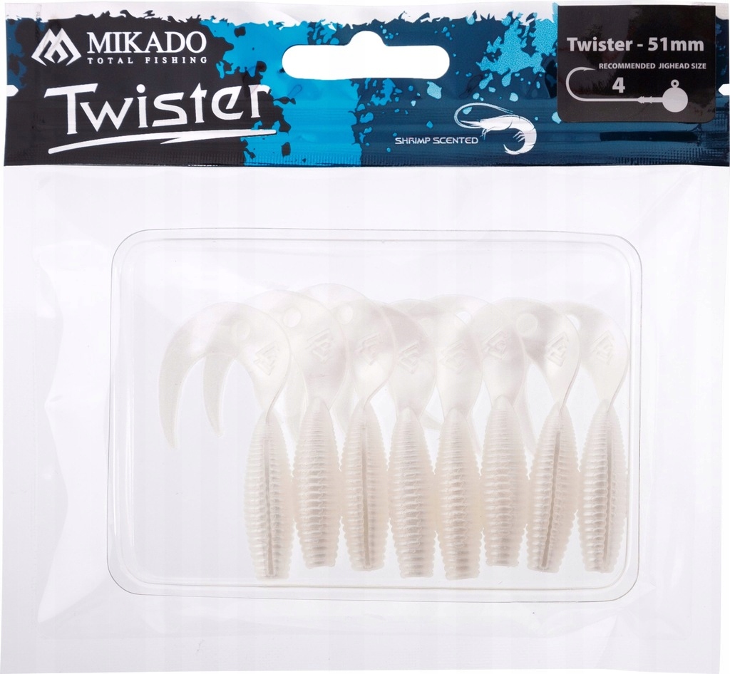 Guma Mikado Przynęta Twister 51mm 1.5g Pe 8szt