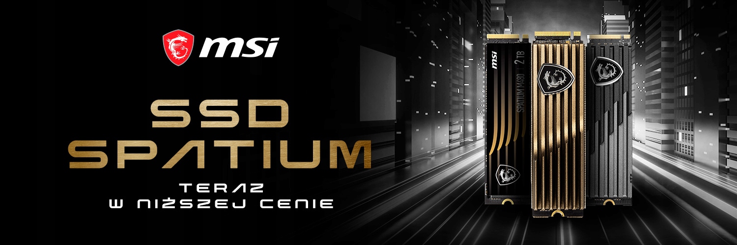 Dysk SSD MSI Spatium M450 500GB M.2 PCIe Gen4 NVMe Interfejs M.2 PCIe