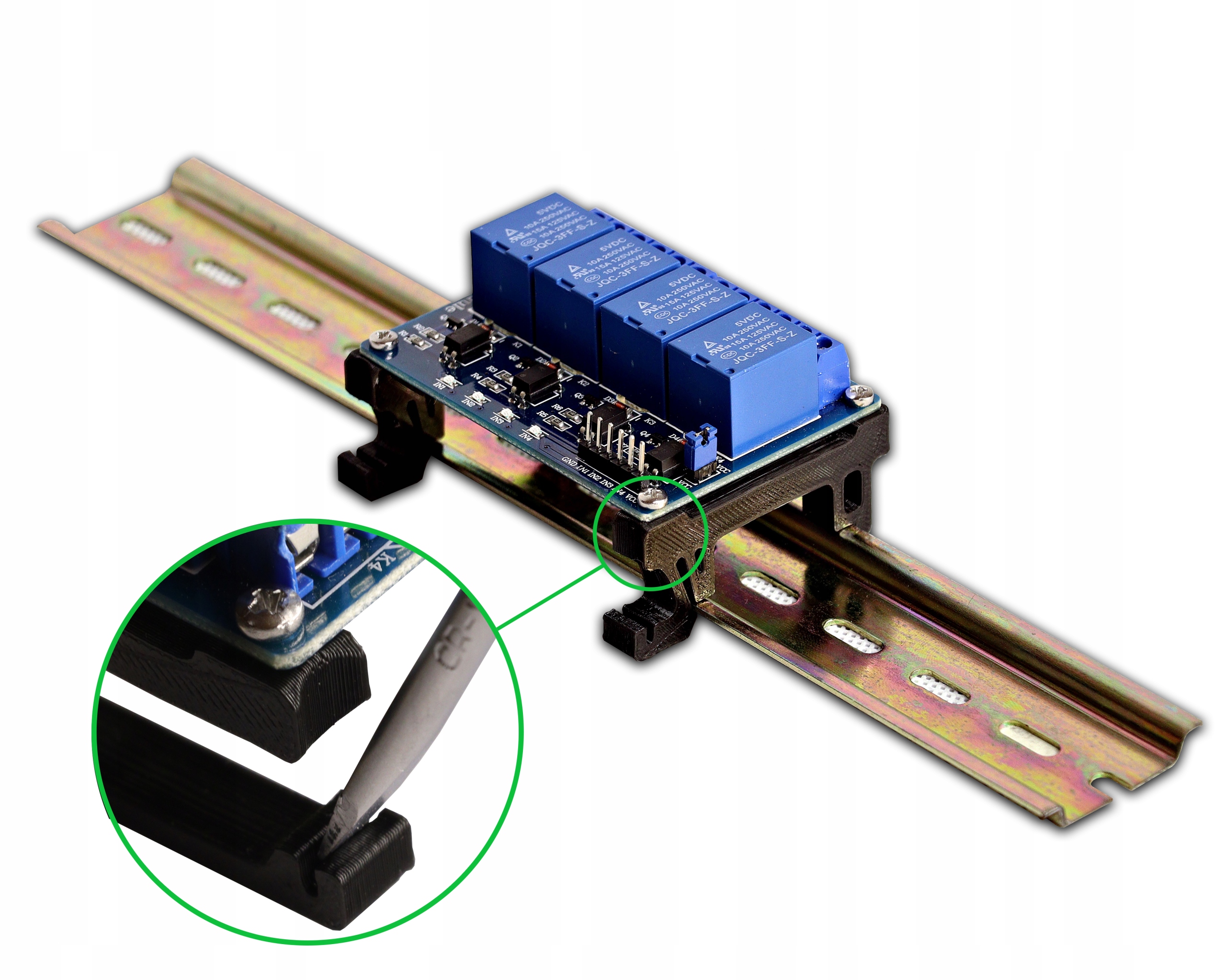 41mm Uchwyt na szynę Din przekaźnik Mechaniczny