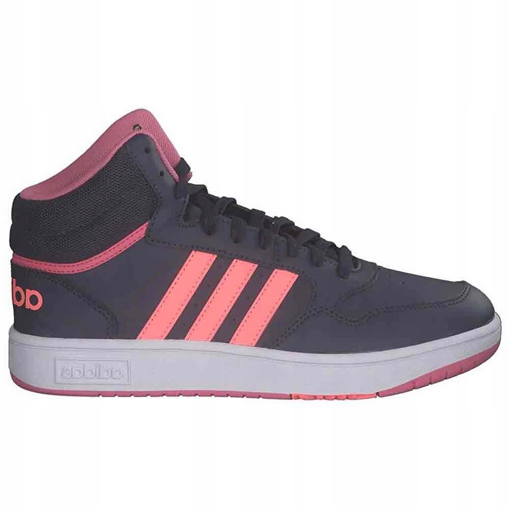 Buty Wysokie dziecięce Adidas Hoops GW6902 Roz 33