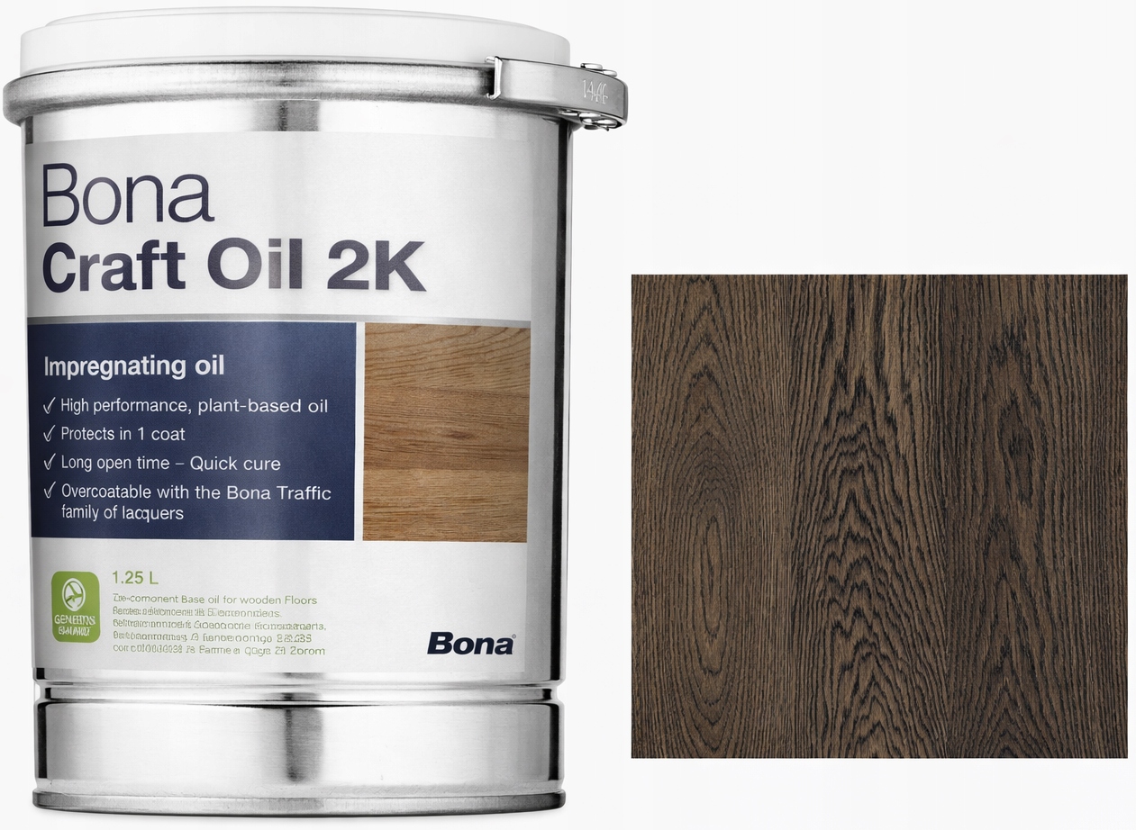 Bona Craft Oil 2K Graphite Grafit 1,25L ochranný olej na dřevěné podlahy