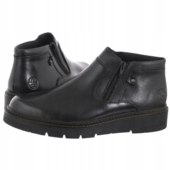 Pánské kozačky Rieker černé 30150-00 Black