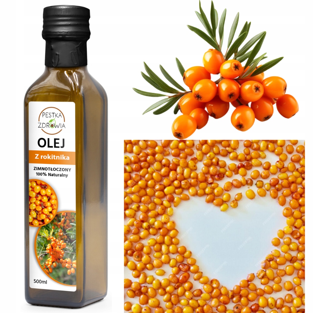 Levně Rakytníkový olej lisovaný za studena 100% nerafinovaný Rakytník 500 ml