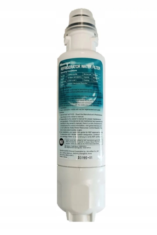 Wewnętrzny filtr wody do lodówki Hisense HK2100988