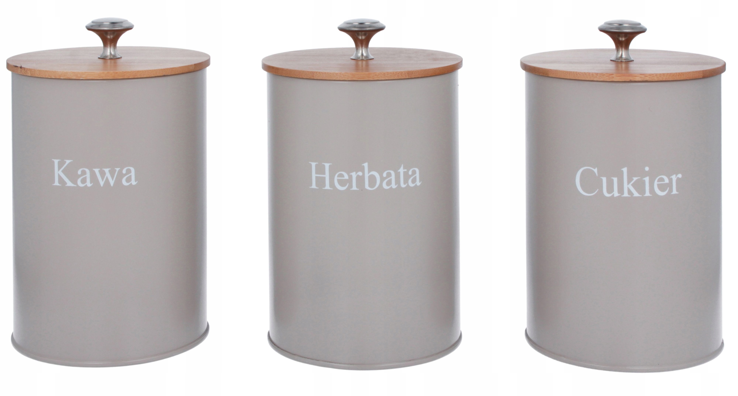 

Pojemniki Kuchenne Cukier Kawę Herbatę Puszki