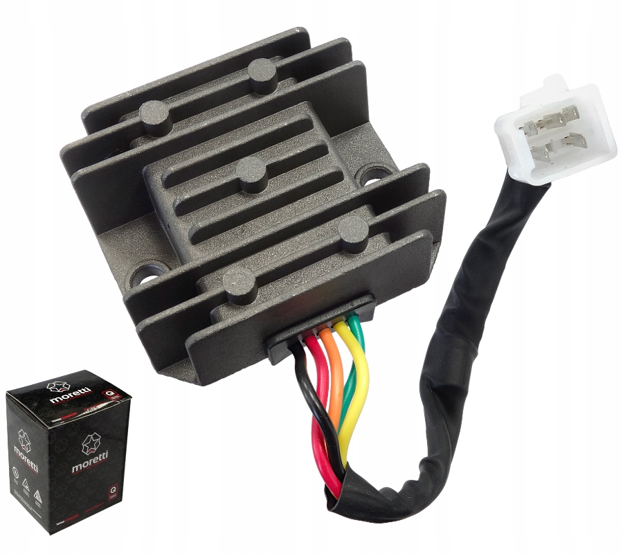 Regulator napięcia motorower kostka męska 5-pin