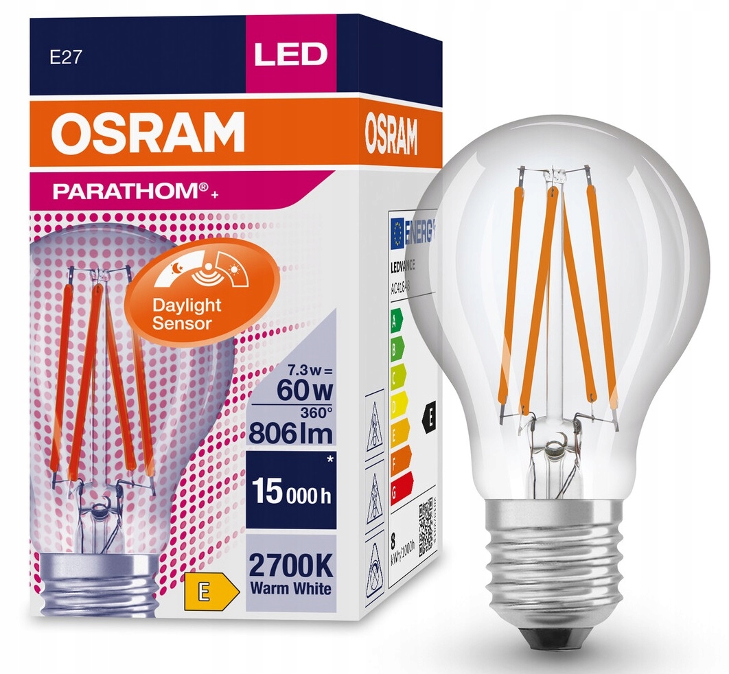 

Osram żarówka Led czujnik zmierzchu 7.3W E27 2700K