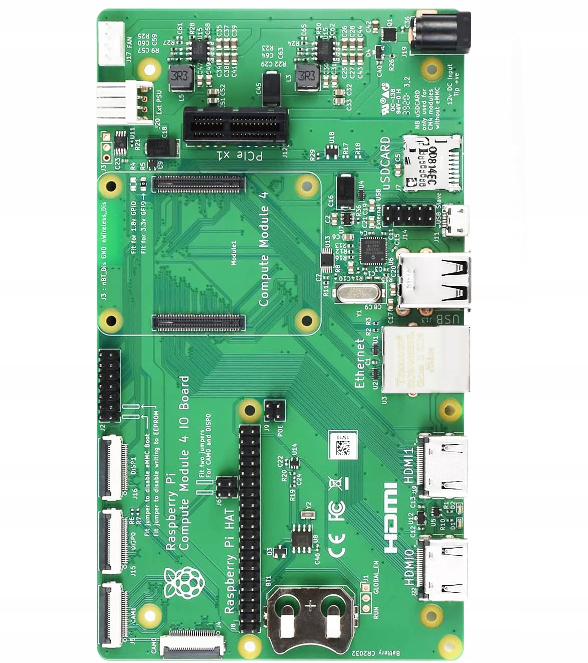 マザーボード Raspberry Pi 4 IO Board + Compute Module min-01-141-1-raspberry-pi-