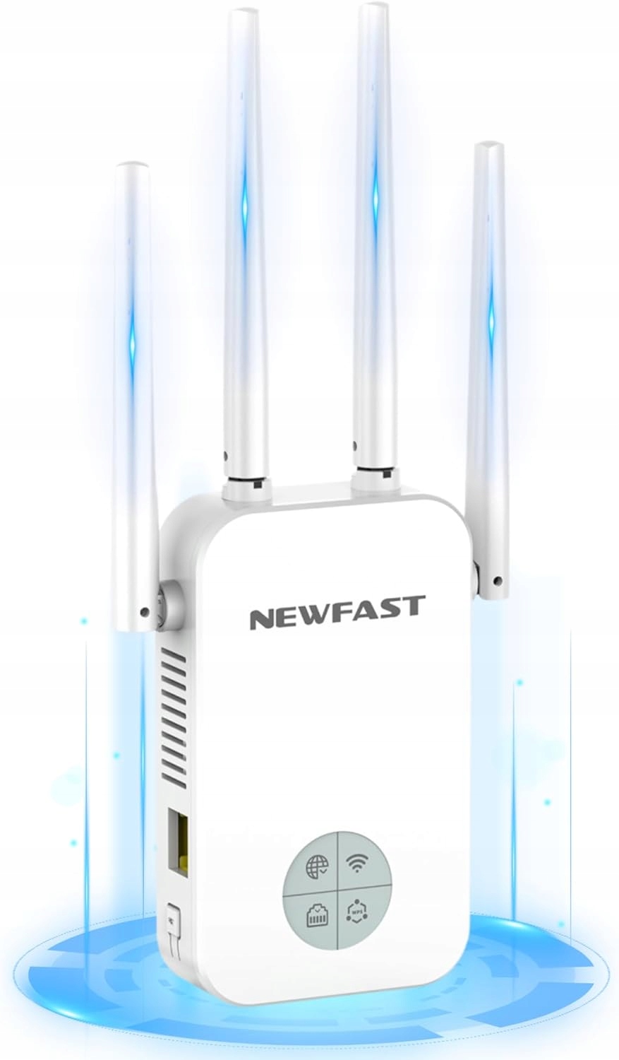 WiFi zesilovač Newfast 1200Mb/s Repeater dvoupásmový 5GHz