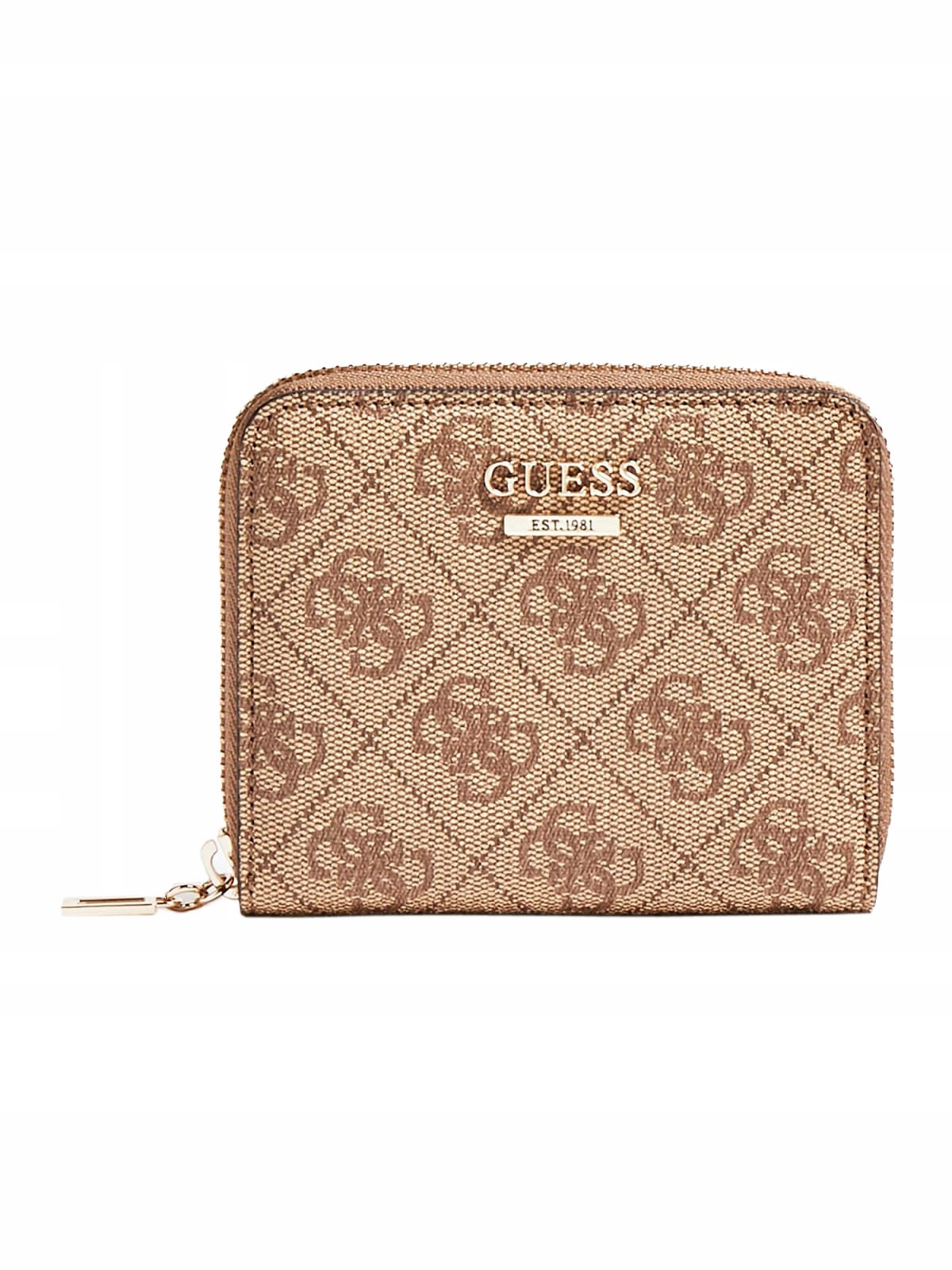 

Guess Portfel Damski Zadie Logo Slg Latte/brown